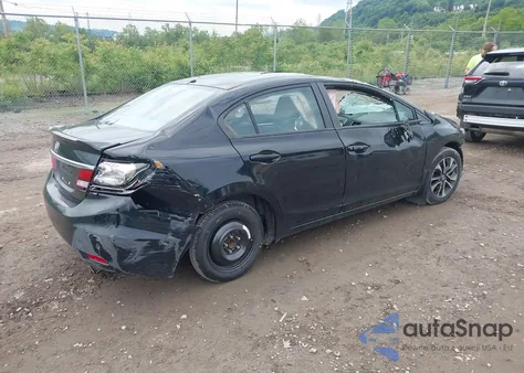 2013 Honda Civic Ex из США, поврежденный, VIN 2HGFB2F89DH534985